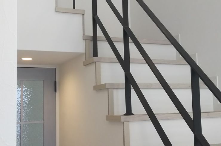 アイアン階段手摺り