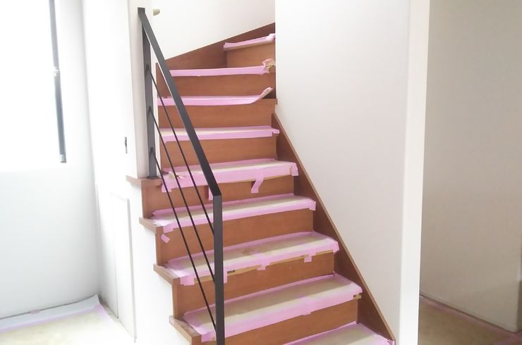 アイアン階段手摺り