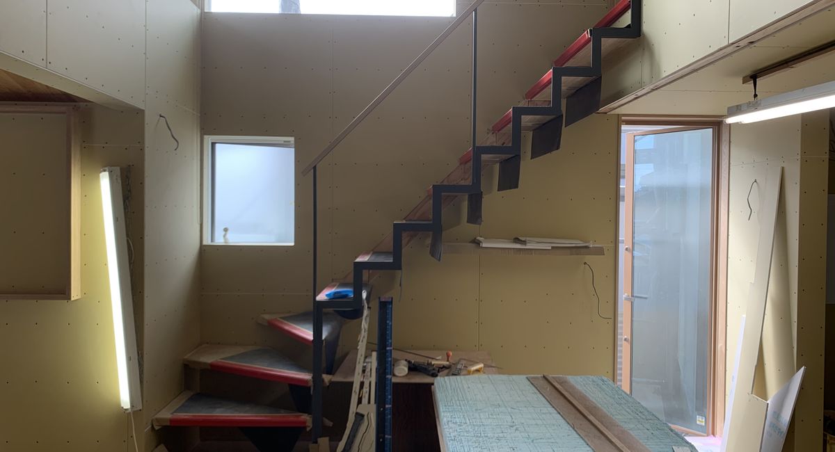 アイアン階段オーダー製作します！ スケルトン階段 鉄骨階段 おしゃれ