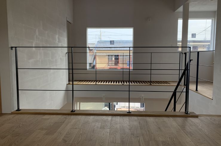 アイアン吹き抜け手摺り・階段手摺り