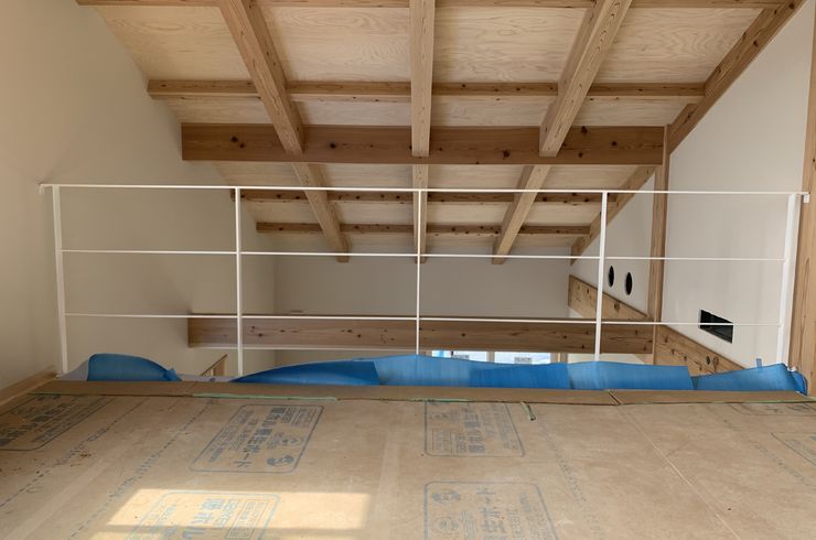 アイアン吹き抜け手摺り