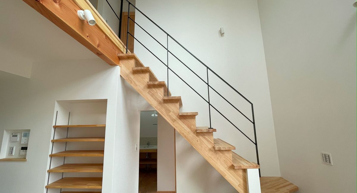 アイアン吹き抜け手摺り・階段手摺り